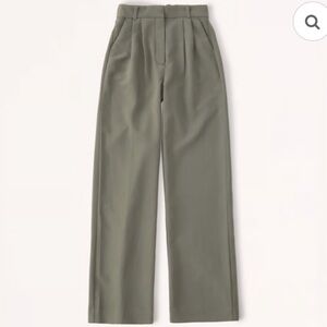 Abercrombie and Fitch Sloane Tailored Wide Leg Pant